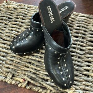 Michael - Michael Kors studded Leather Clogs